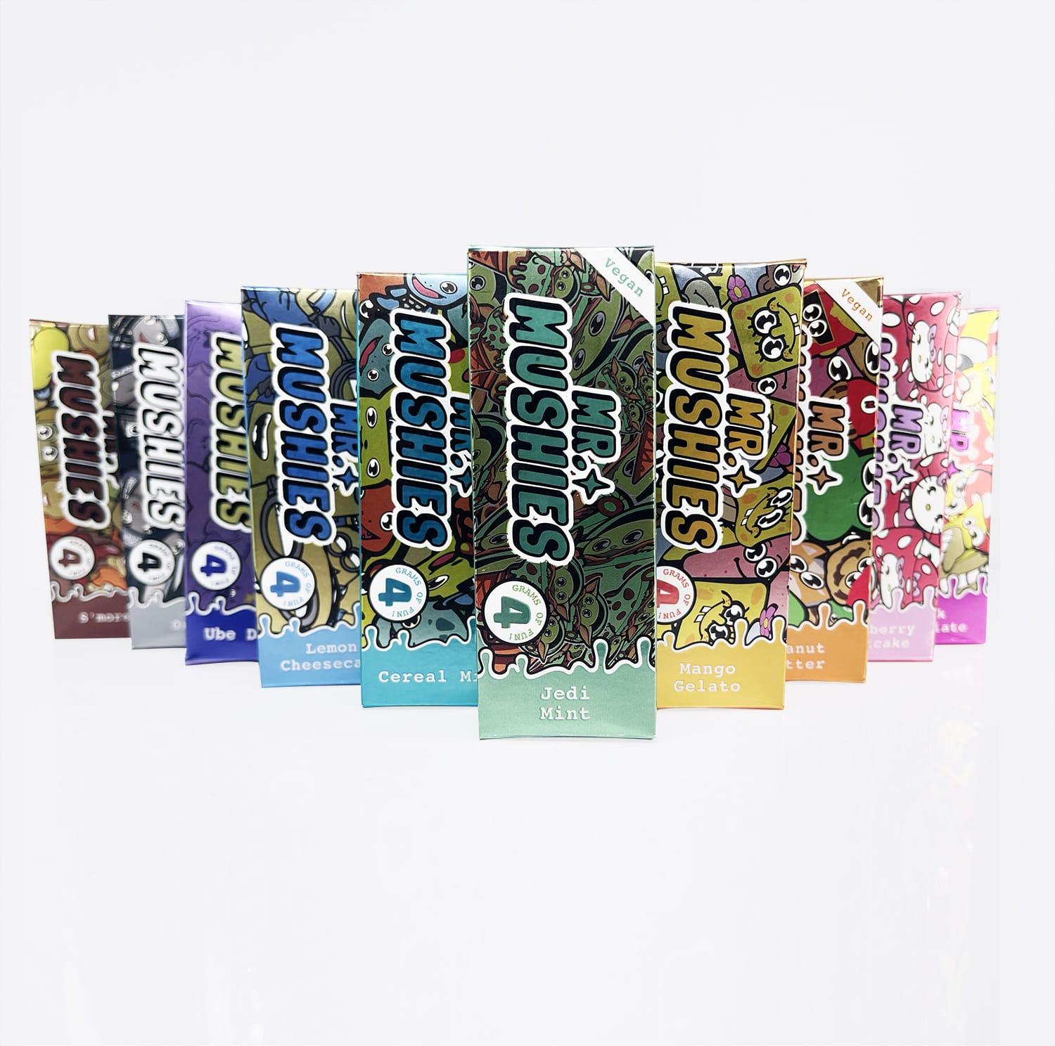 Mr. Mushies Mushrooms Chocolate Bar *Wholesale* [Mixed flavors]