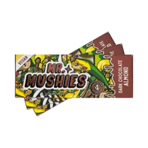 Mr. Mushies Mushroom Bar – Dark Chocolate Almond | 4g
