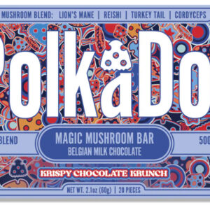 Polkadot Krispy Chocolate Krunch Magic Mushroom Bar