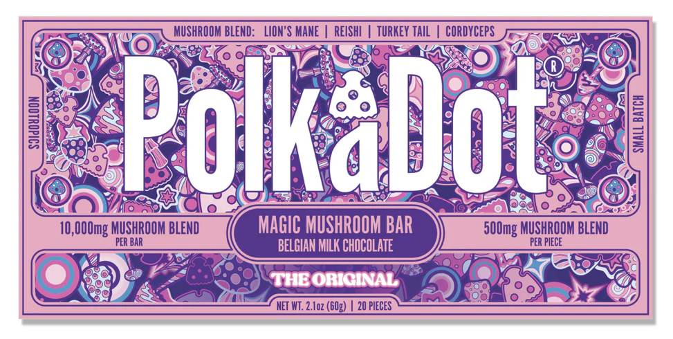PolkaDot Chocolate Bar - The Original | 10000 mg Mushroom Blend