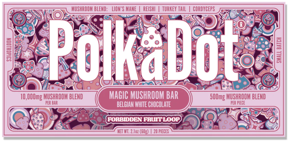 Polkadot Chocolate - Forbidden Fruit Loop | Magic Mushroom Bar 10000mg