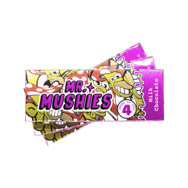 Mr. Mushies Mushrooms Bar – Milk Chocolate | 4g