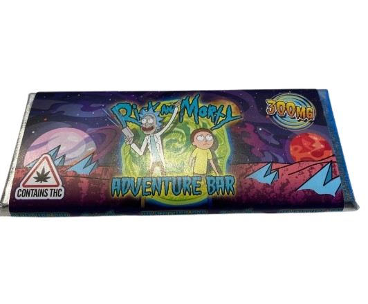 Rick and Morty Mushroom Chocolate Bars – Adventure Bar (300mg Psilocybin +THC)