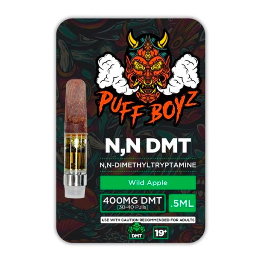 Puff boyz N,N DMT Cartridge - Wild Apple | 400MG/0.5ML (30-40 Pulls)