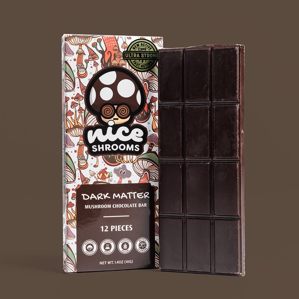 Dark Matter Mushroom Chocolate Bar